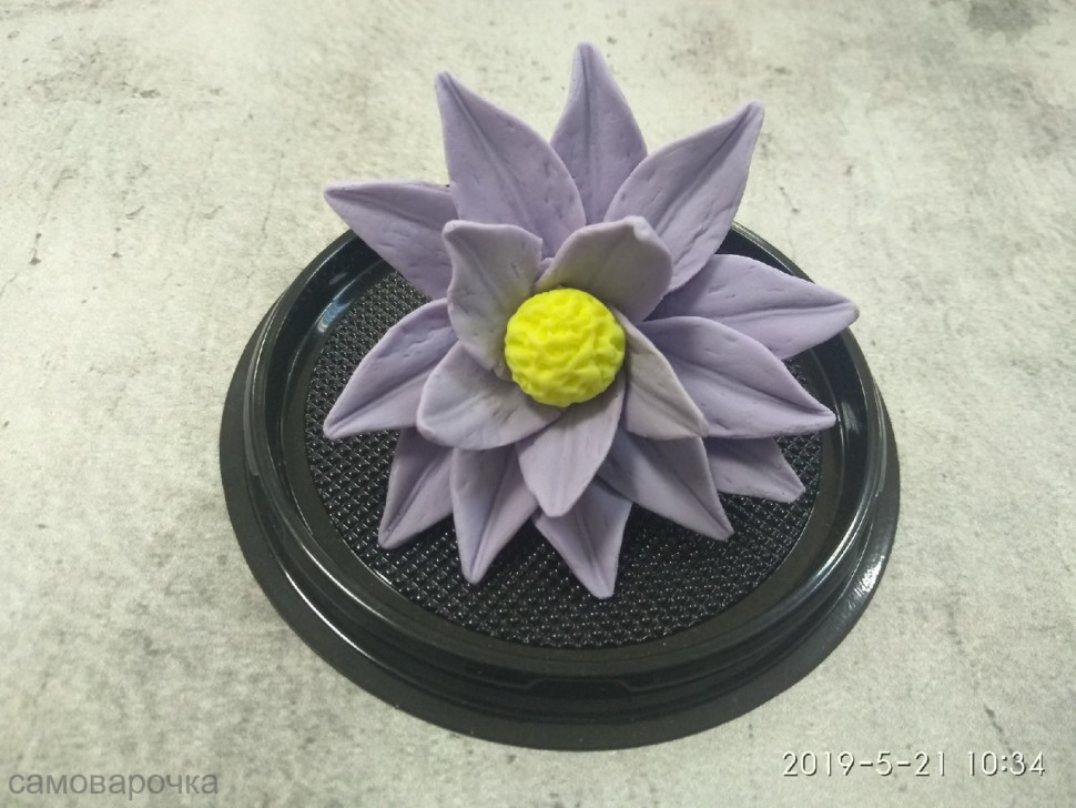 Водяная остролистная лилия  Силиконовая форма 3D - Молд для мыла
