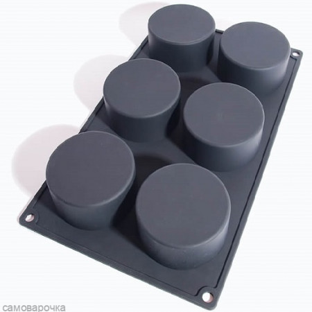 Цилиндры 70 мм силиконовая форма Цилиндры 70 мм силиконовая форма