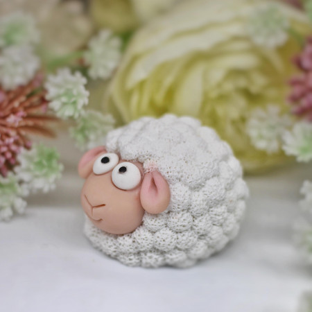 Овечка 2 форма силиконовая 3D