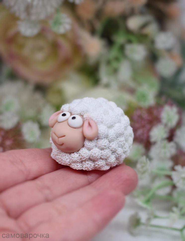 Овечка 2 форма силиконовая 3D - 