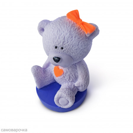 Мишка с сердечком на подставке Форма силиконовая 3D* Мишка с сердечком на подставке Форма силиконовая 3D*