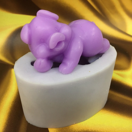 Свинка загорает силиконовая форма 3D Свинка загорает силиконовая форма 3D