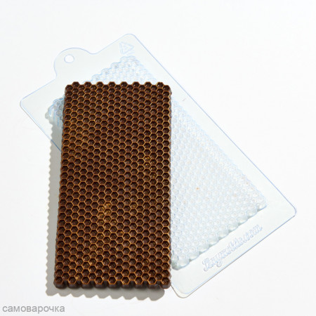 Соты большая шоколадка Форма пластиковая