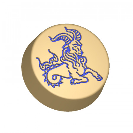 Козерог форма пластиковая Козерог форма пластиковая