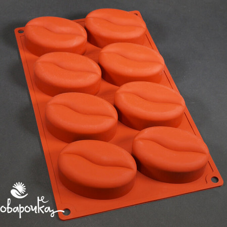 Силиконовая форма «Кофейные зерна большие»