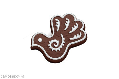 Пряник Птичка, форма для мыла пластиковая - Для мыла и шоколада