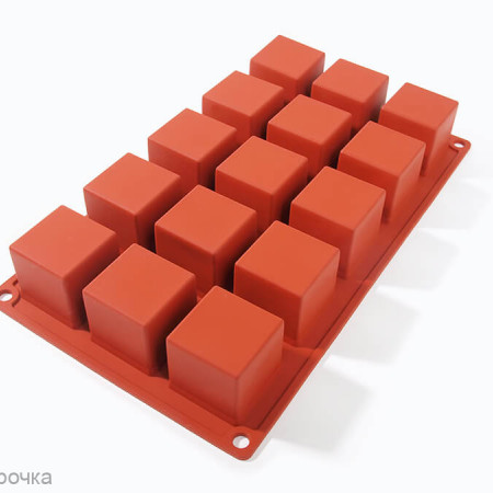 Квадраты 4х4 форма силиконовая Квадраты 4х4 форма силиконовая