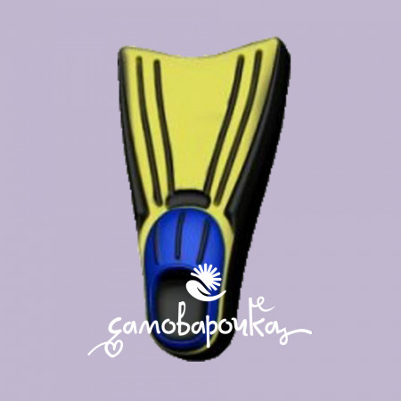 Ласта, форма для мыла пластиковая