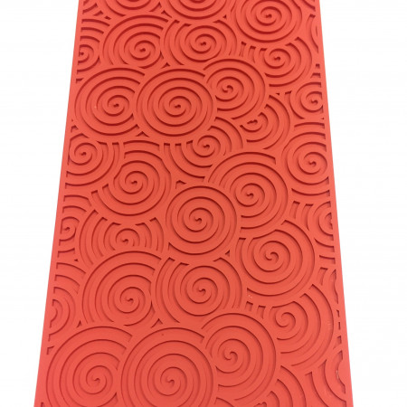 Завитки текстурный лист для формы на 1 кг, 9х17,5 см