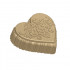 Сердце с орнаментом, форма для мыла пластиковая - Для мыла и шоколада