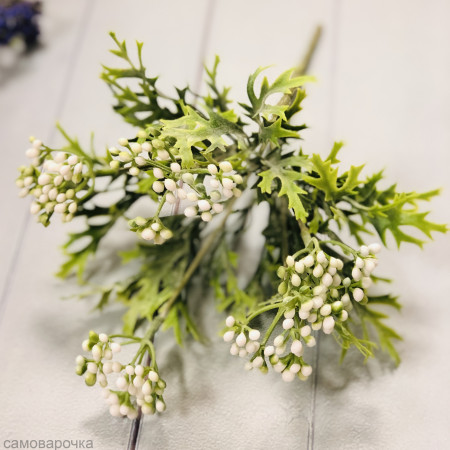 Зелень Горошек белый искусственный