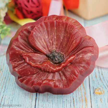 Мак шелковый форма пластиковая Мак шелковый форма пластиковая