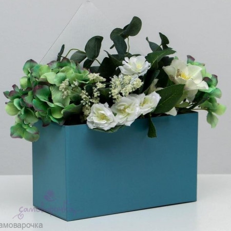 Коробка - письмо Цветочное счастье 25*33*10 см