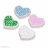 Сердце декоративное мини Пластиковая форма - Для мыла и шоколада