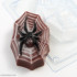 Паук и паутина форма пластиковая  - Для мыла и шоколада