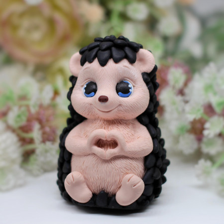 С любовью Ежик форма силиконовая 3D С любовью Ежик форма силиконовая 3D