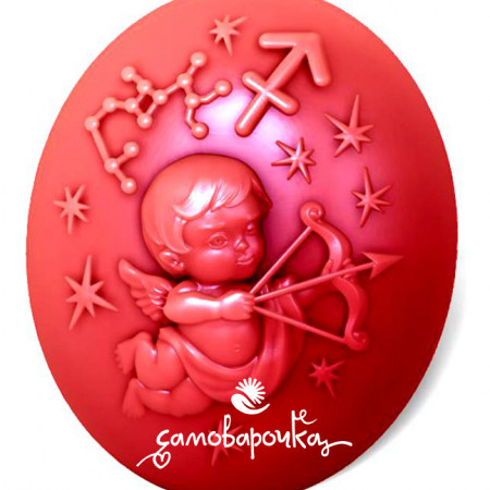 Знаки зодиака "Стрелец", форма для мыла пластиковая