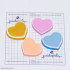 Вязаное сердце 2 мини пластиковая форма - Для мыла и шоколада