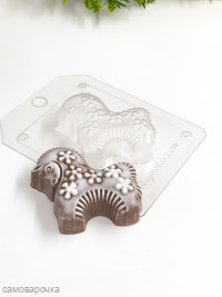 Лошадка в цветах форма пластиковая для мыла Лошадка в цветах форма пластиковая для мыла