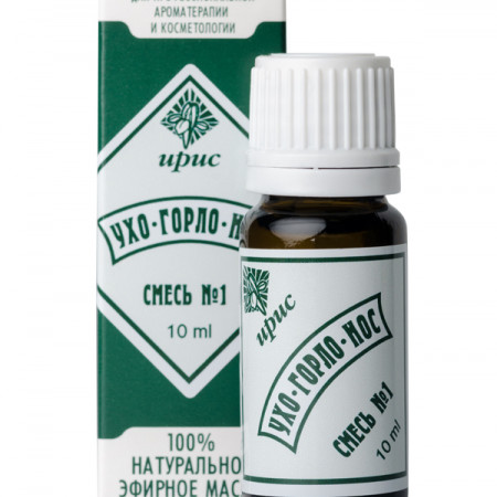 Смесь эфирных масел №1 "Ухо-горло-нос" Смесь эфирных масел №1 "Ухо-горло-нос"