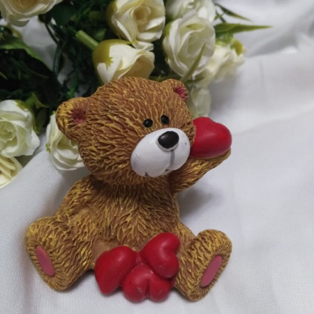 Влюбленный мишка Силиконовая форма 3D Влюбленный мишка Силиконовая форма 3D