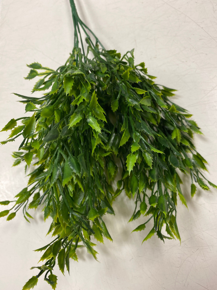 Веточка черники зелень искусственная - Веточка черники зелень искусственная -