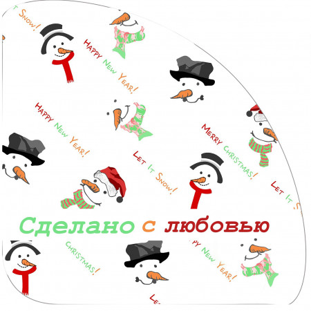 Снеговики на белом фоне №3 уголок Снеговики на белом фоне №3 уголок