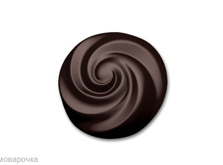 Шоколадная волна, форма для мыла пластиковая