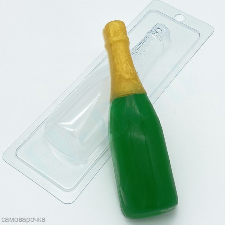 Бутылка шампанского форма пластиковая Бутылка шампанского форма пластиковая