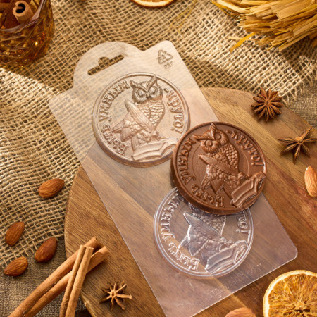 Быть умным - круто! медаль форма пластиковая