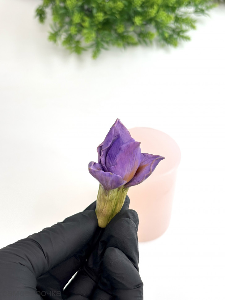 Бутон Ириса Султан форма силиконовая 3D - 