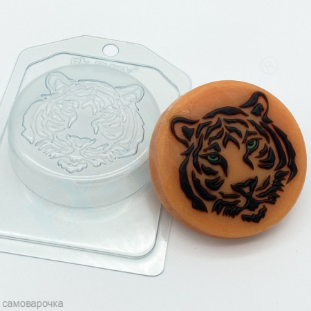 Тигр силуэты/морды форма пластиковые
