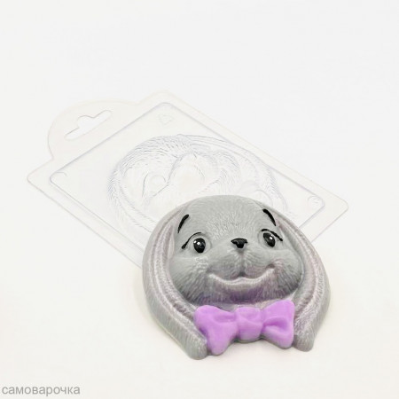 Зайчик ушастик форма пластиковая