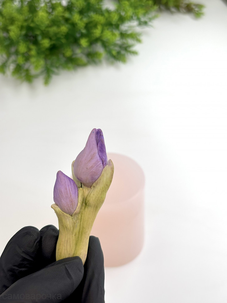 Бутоны ириса форма силиконовая 3D - 