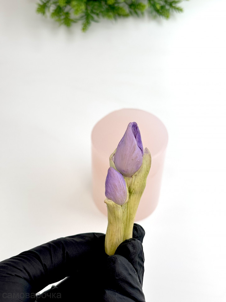 Бутоны ириса форма силиконовая 3D - 