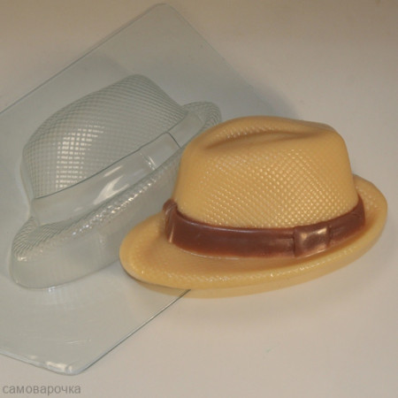 Шляпа, форма для мыла пластиковая Шляпа, форма для мыла пластиковая