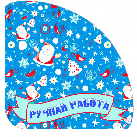 Новогодний со снежинками №12 уголок