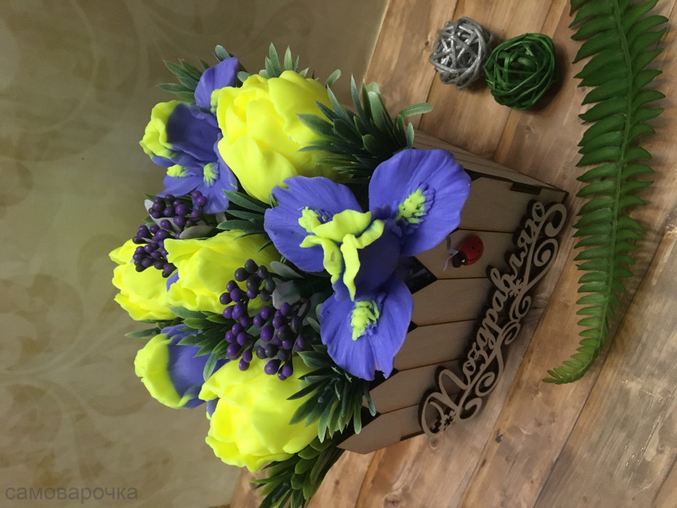 Ирис Силиконовая форма 3D - Молд для мыла