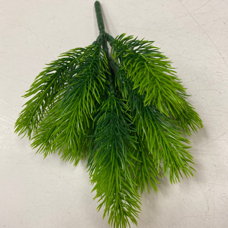 Веточка еловая средняя зелень искусственная