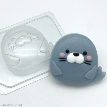 Тюлень мультяшный пластиковая форма
