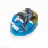 Дельфины на волнах форма пластиковая - Для мыла и шоколада