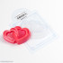 Два сердца форма пластиковая - Для мыла и шоколада
