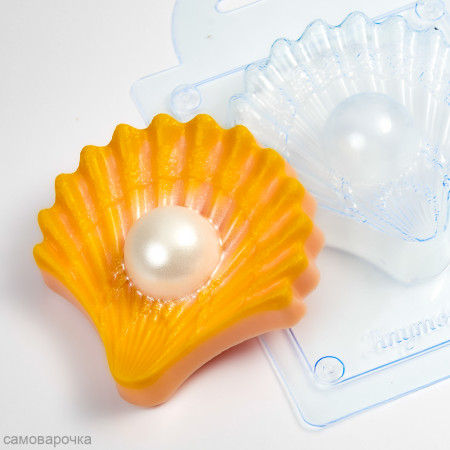 Ракушка с жемчужиной форма пластиковая Ракушка с жемчужиной форма пластиковая