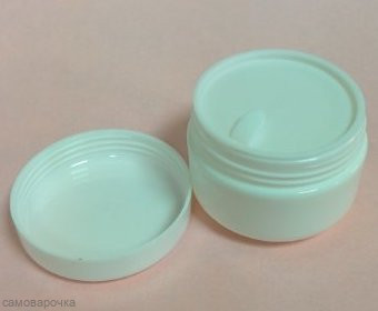 Баночка БП 20мл белая Баночка БП 20мл белая