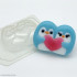 Пингвины парочка с сердцем пластиковая форма - Для мыла и шоколада