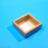 Коробка самосборная с прозрачной крышкой 12,5*12,5*3,5 см. - 