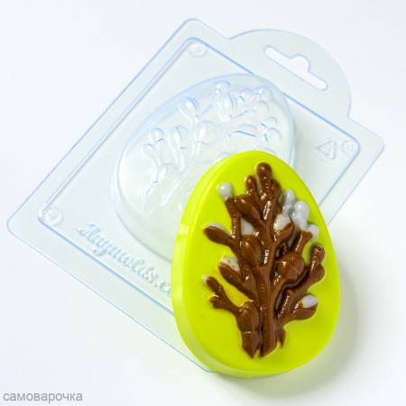 Яйцо с вербой форма пластиковая Яйцо с вербой форма пластиковая