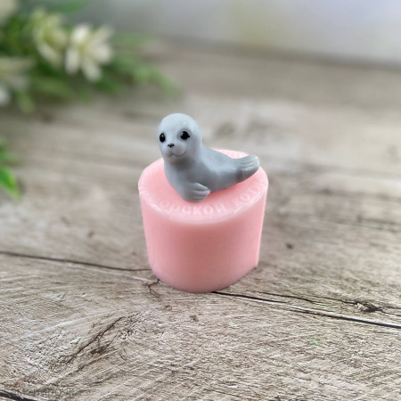 Морской котик Форма силиконовая 3D by Kolodinskaya  Морской котик Форма силиконовая 3D by Kolodinskaya