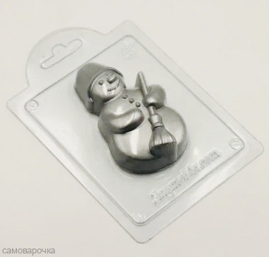 Снеговичок пластиковая форма Снеговичок пластиковая форма