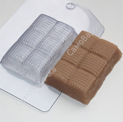 Ириска, форма для мыла пластиковая